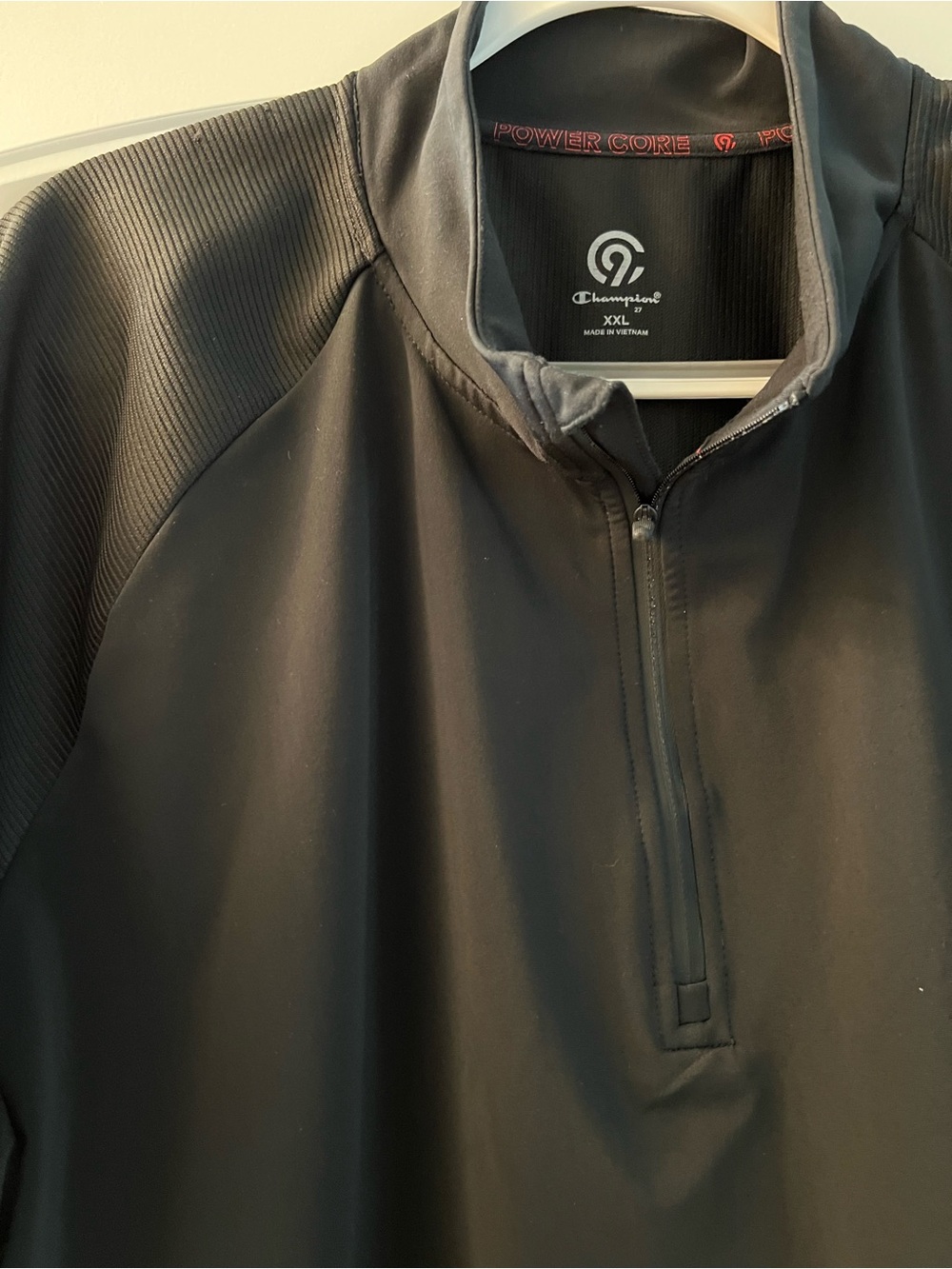 Champion Men’s Black PowerCore Half-Zip Performance Jacket